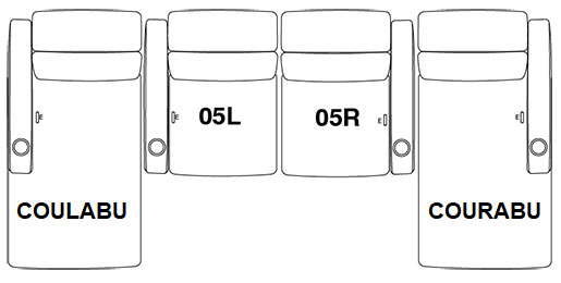 FrontRow™ Serenity 4 seat straight opt3