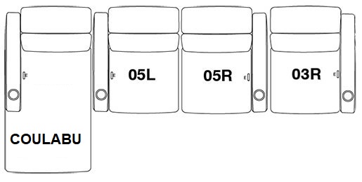 FrontRow™ Serenity 4 seat straight opt6