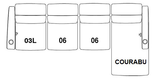 FrontRow™ Serenity 4 seat straight opt13