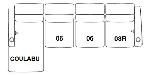 FrontRow™ Serenity 4 seat straight opt14