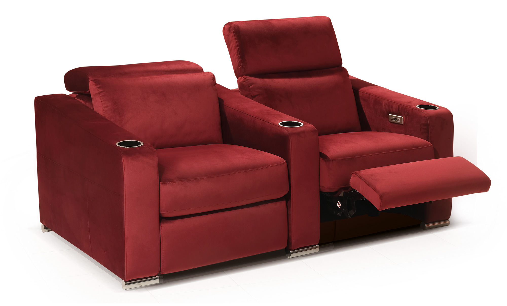 FrontRow™ Prima home cinema seating reclined