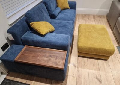 Ex display 2 seat sofa - blue
