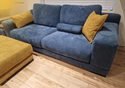 Ex display 2 seat sofa - blue