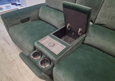 Ex display 2 seat sofa - green