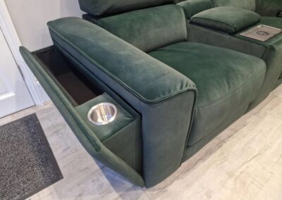 Ex display 2 seat sofa - green